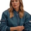 Nobody Wants This 2024 Kristen Bell Denim Bomber Jacket