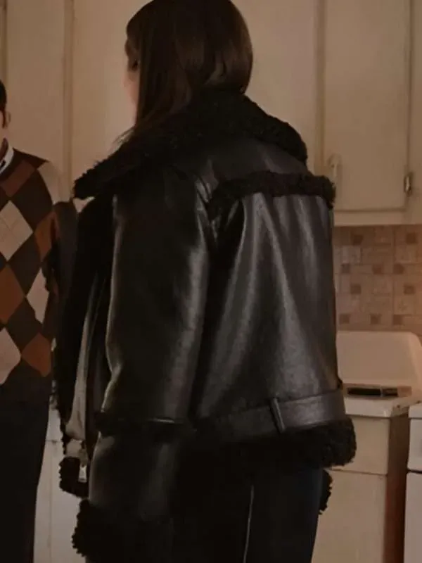 Only-Murders-In-The-Building-S04-Selena-Gomez-Black-Shearling-Jacket