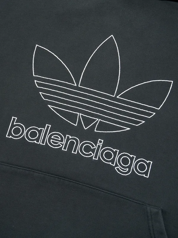 Oversized Balenciaga x Adidas Hoodie Green