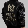 Polo Ralph Lauren Yankees Leather Bomber Jacket