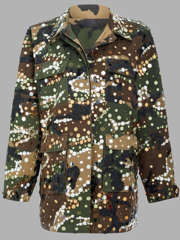 Retrofete Arlie camouflage-print jacket