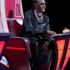 SNOOP DOGG THE VOICE S26 BLACK LEATHER TRACKSUIT