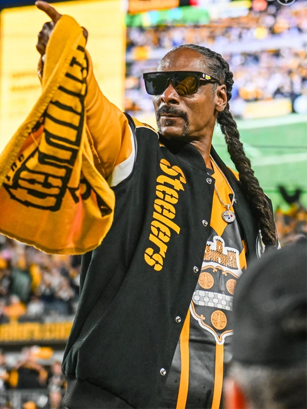 Snoop Dogg Steelers Bomber Jacket