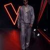 Snoop Dogg The Voice S26 Grey Snake Print Tracksuit