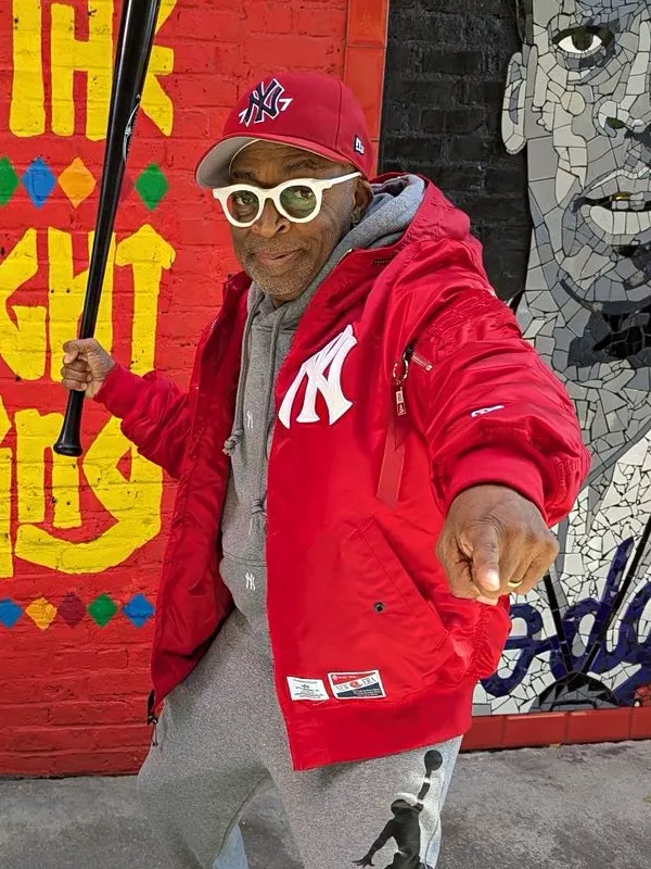 Spike Lee New York Yankees Red Bomber Jacket