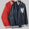 Supreme NY Yankees Varsity Leather Jacket