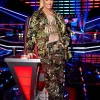 The Voice S026 Gwen Stefani Embellished Camo Jacket