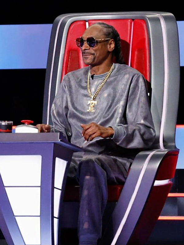 The Voice S26 Snoop Dogg Grey Crocodile Tracksuit