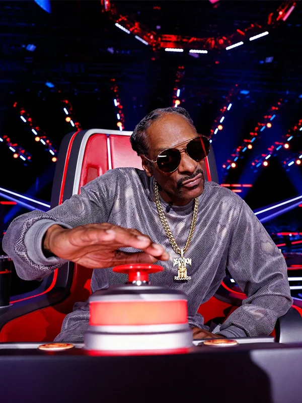 The Voice S26 Snoop Dogg Grey Snake Print Tracksuit