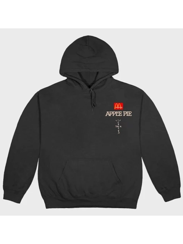 Travis Scott x McDonald’s Apple Pie Hoodie Black