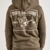 True Religion Big-T Zip-Up Hoodie Olive Green