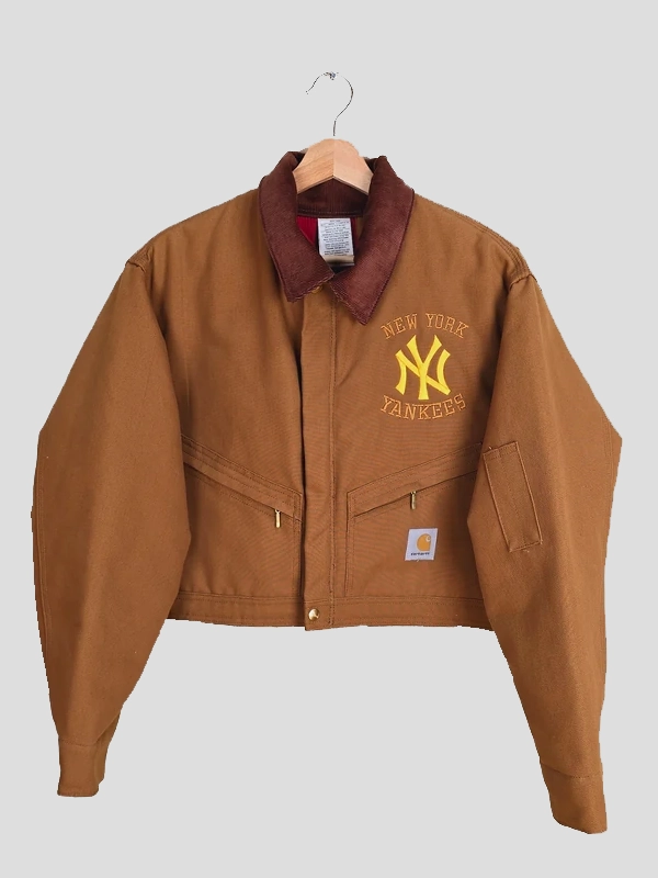 Orange yankees jacket hotsell