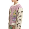 Who Decides War Namesake Varsity Jacket Pink