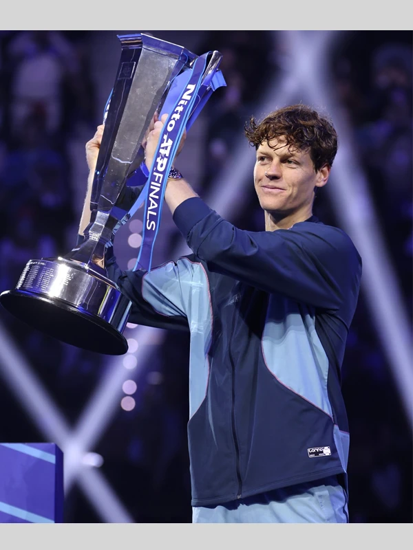 ATP Finals Jannik Sinner Blue Jacket