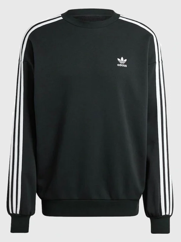 Adidas Adicolor Oversized Crew Sweatshirt Black