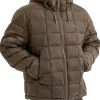 Arsenal Holloway Social Club Brown Quilted Puffer Jacket