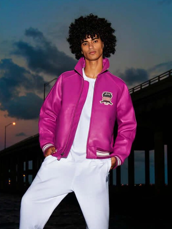 Pink icon jacket best sale