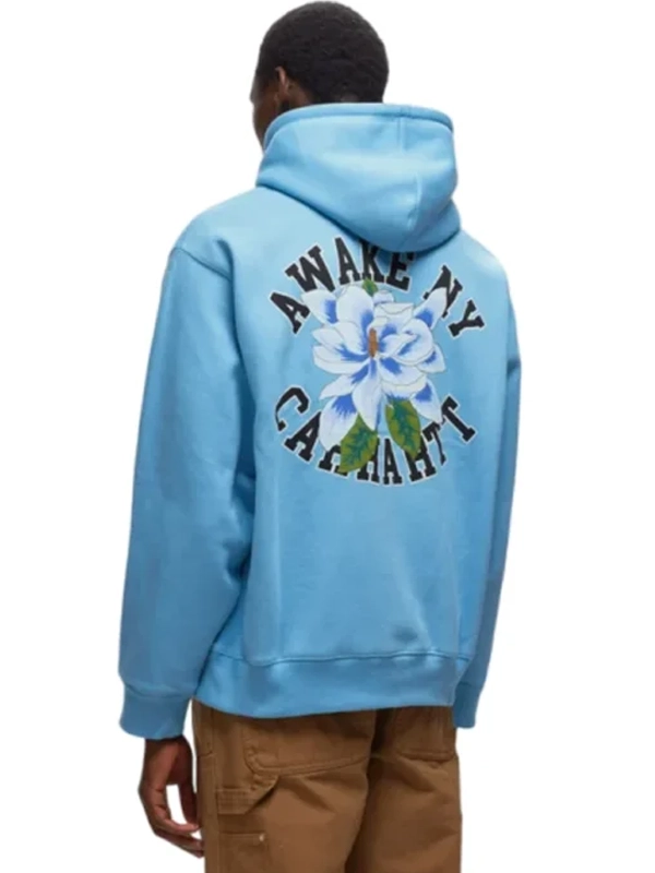 Awake NY x Carhartt WIP Printed Hoodie Blue