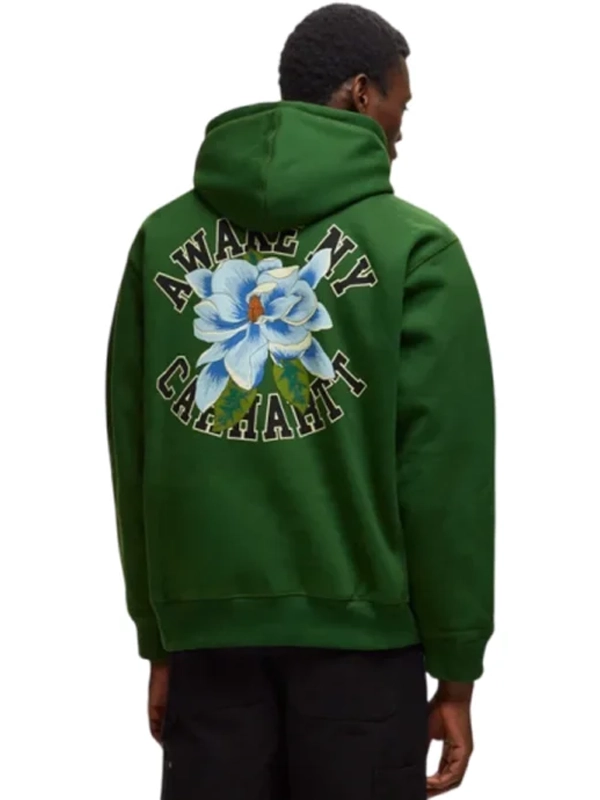 Awake NY x Carhartt WIP Printed Hoodie Green