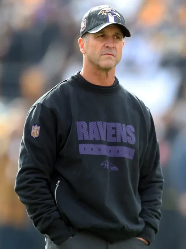 Baltimore Ravens John Harbaugh Sweatshirt