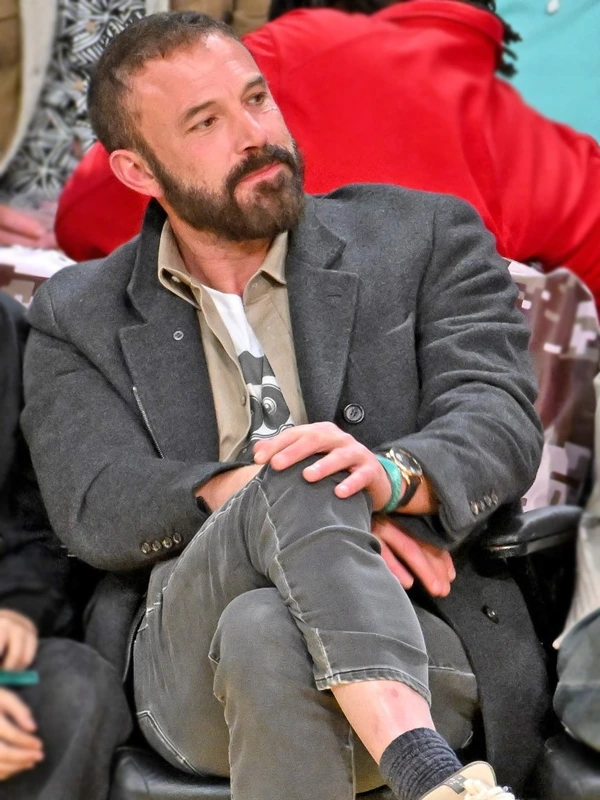 Ben Affleck Grey Blazer Coat