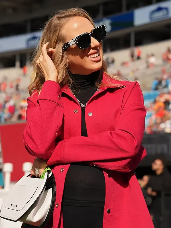 Brittany-Mahomes-Chiefs-Vs-Panther-Custom-Red-Jacket