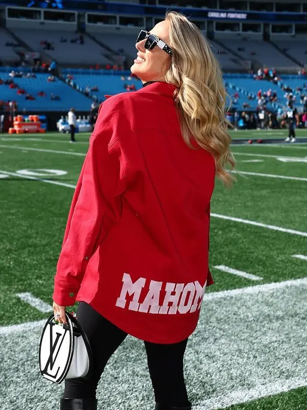 Brittany-Mahomes-Jacket-Red