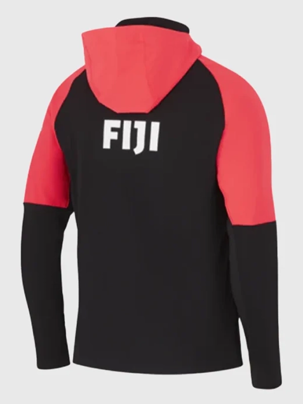 Caleb Muntz Fiji Rugby Black Training Hoodie