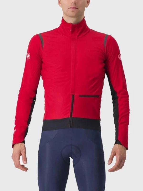 Castelli Alpha Doppio Ros Jacket Red