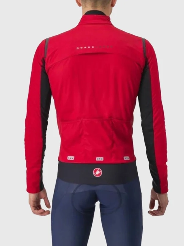 Castelli Alpha Doppio Ros Red Jacket