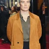 Cillian Murphy Small Things Like These Premiere Brown Suede Blazer