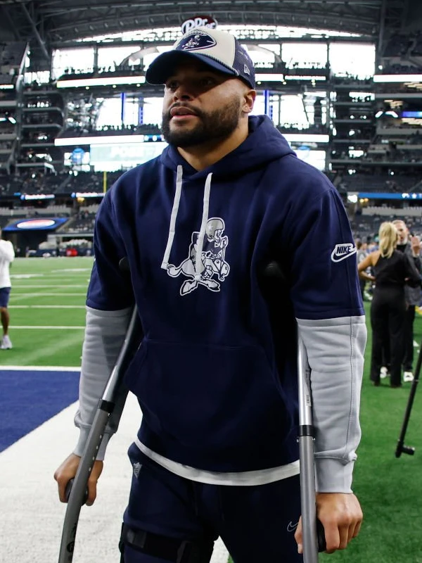 Dallas Cowboys Nike Blue Sideline Club Hoodie