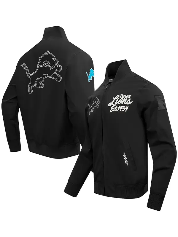 Eminem Detroit Lions Paint The City Jacket Black