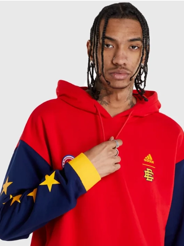 Eric Emanuel Adidas McDonald’s Hoodie Re & Blue