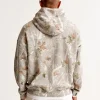 Essential Popover White Camo AbercrombieHoodie