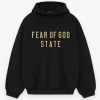 Essentials Fear Of God State Hoodie Black