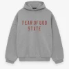 Essentials Fear Of God State Hoodie Grey