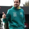 Fernando Alonso Aston Martin F1 Hoodie Green