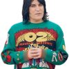 GBBO S15 Noel Fielding Green Printed Sweater