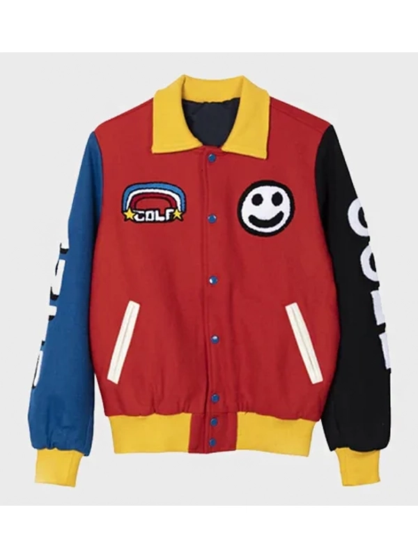 Golf Wang Primary Varsity Jacket