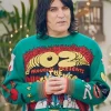 Great British Bake Off Noel Fielding Green Printed Sweater