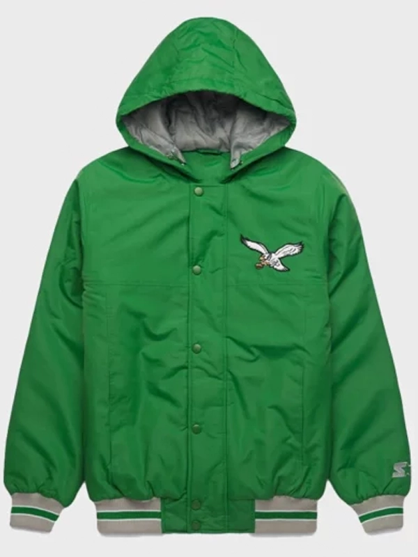 HOMAGE X Starter Eagles Parka Jacket Green