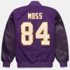 HOMAGE x Starter Randy Moss GOAT Purple Varsity Jacket