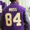 HOMAGE x Starter Randy Moss Varsity Jacket Purple