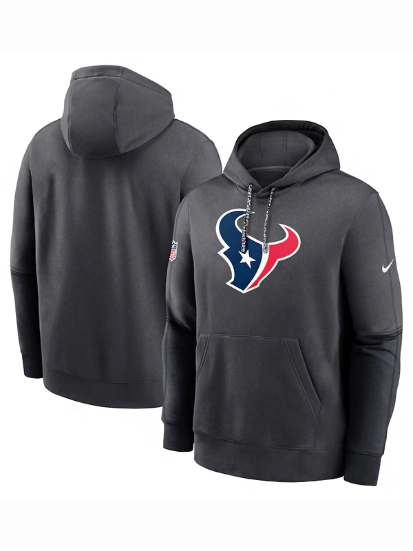 Houston Texans 2024 Sideline Club Hoodie Grey