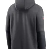 Houston Texans Nike Sideline Club Pullover Hoodie Grey