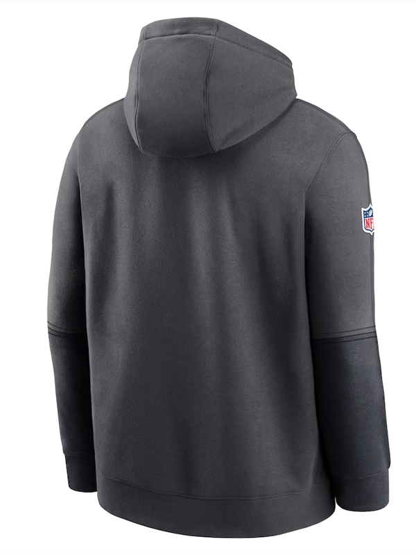 Houston Texans Nike Sideline Club Pullover Hoodie Grey