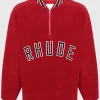 Jayden Daniels RHUDE Varsity Half-Zip Jacket