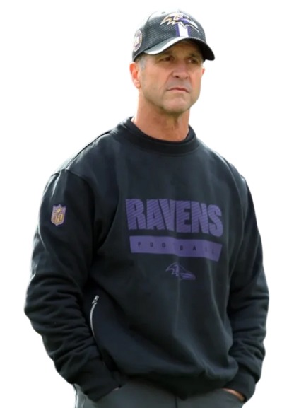 John Harbaugh Baltimore Ravens Sweatshirt