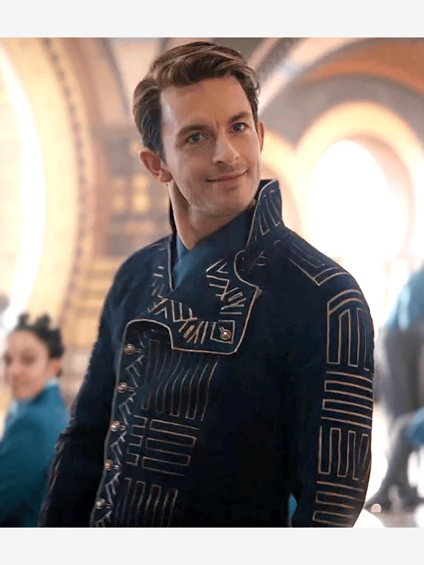 Jonathan Bailey Wicked Blue Jacket